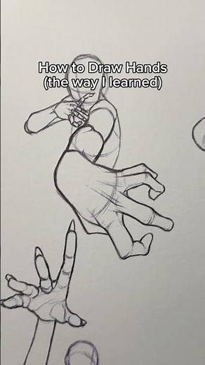 How to Draw Hands ✨Easy✨ #howtodraw #hand #draw #drawing #sketch #sketching #art #tutorial #shorts