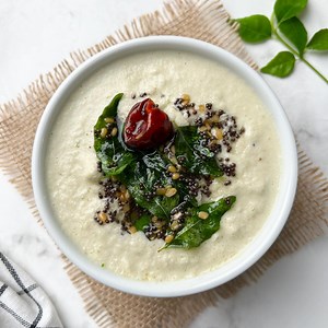 Coconut Chutney Recipe (Nariyal Chutney)