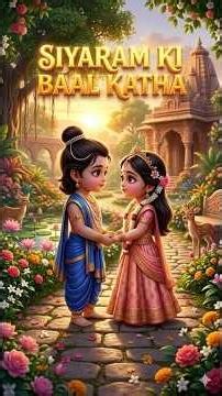 Siyaram Ki Baal Katha🛕🙏🏻🛕💞#shorts