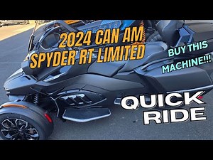 2024 Can Am Spyder RT Limted Ride