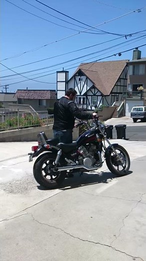 Kawasaki Vulcan 750 - Cold Start