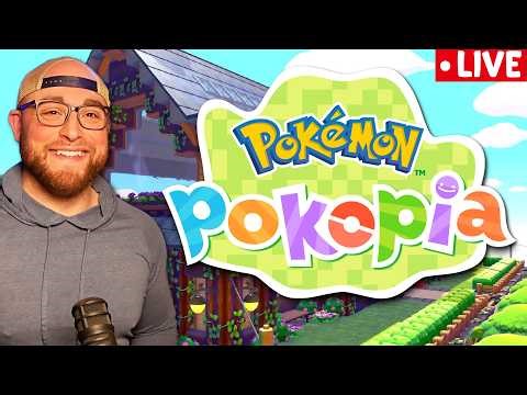 Exploring and Building a Farm In Pokemon Pokopia!