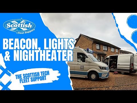 Fitting a Beacon, Interior Lights & Night Heater in a Ford Transit | Full Install Guide