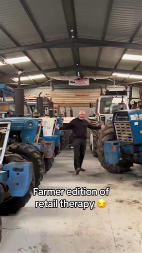 Smells like horsepower and bad decisions 👀🚜 Rich is back on the tractor hunt... again 🤭 Let’s hope his gut instincts are as strong as his gut health! www.chucklinggoat.co.uk | Chuckling Goat