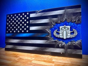 Civilian EOD Bomb Tech Patch Series American Flag Art - Bomb Squad, Master Crab Wooden American Flag Gift, ETS/PCS & Retirements - Etsy