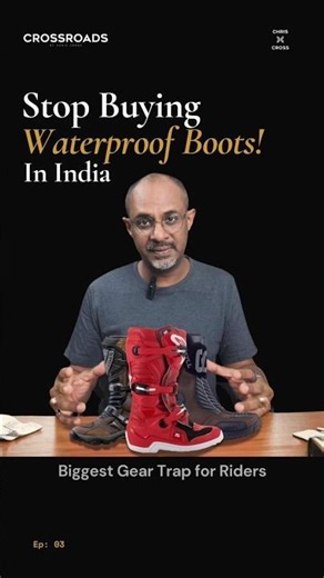 Don't buy waterproof motorcycle boots until you watch this! - Chris Cross