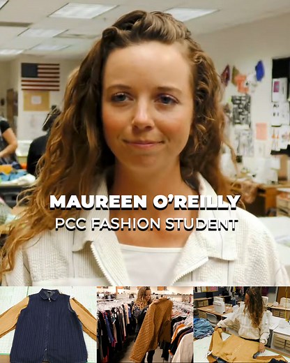 Fashion students from Pima Community College run a fashion show each year, and partnering with Goodwill since 2016 , they've focused their collection on upcycled materials. Upcycling promotes eco-friendliness and reusing clothes so that they stay out of landfills. Here, Maureen O'Reilly talks about drawing a lot of inspiration working with her classmates in creating the garments. | Tukatech, Inc.