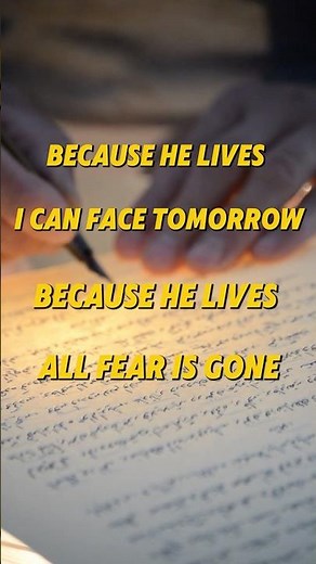 He Lost Hope for the Future… But Wrote THIS Hymn 🎶 | Because He Lives #christian #hymns