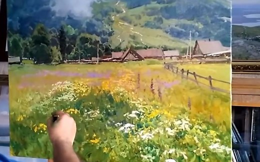 油画大师亚历山大·巴比奇 自然风景画OIL PAINTING MASTERCLASS Alexander Babich