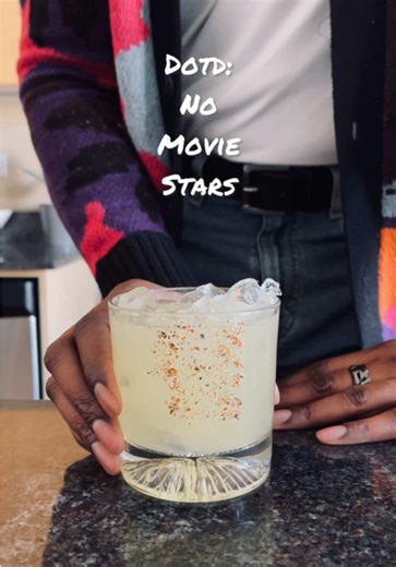 Drink of the Day: No Movie Stars Star power in the glass, not on the guest list. 2 oz Banhez Mezcal .75 oz Brovo Curaçao .75 oz Lime Juice .25 oz Honey Syrup .25 oz Orange Juice Splash green Chartreuse Combine. Shake. Strain. Rocks. Inspired by @Daniel Espinoza ❤️Like. ✍️Comment. 💾Save. ➡️Share. #cocktailtok #mezcalcocktail #fyp #homemixology #homebartender