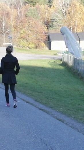 Flying ghost Prank 👻# halloween #scary #ghost