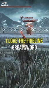 173K views · 280 reactions | I love the firelink greatsword. Its so bad 樂 #darksouls | Apex Gaming | Facebook