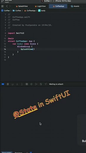 What is @State in SwiftUI? | SwiftUI Interview Series | Swift Explained with Example