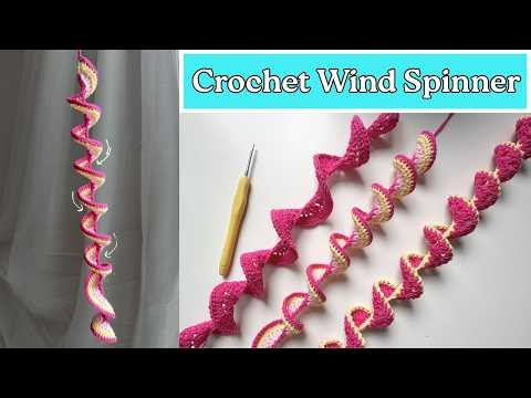Easy Crochet Wind Spinner Tutorial | Beginner Friendly Crochet Tutorial