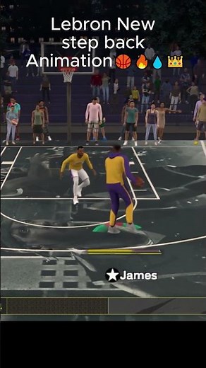LeBron James' NEW Step Back Animation in NBA 2K25! 🔥 Must-See Move!