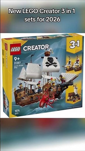 New LEGO Creator 3 in 1 sets for 2026 #lego #legos #legocreator3in1 #legocreator #legosets2026