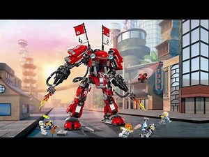 Montage Lego Ninjago Robot de feu