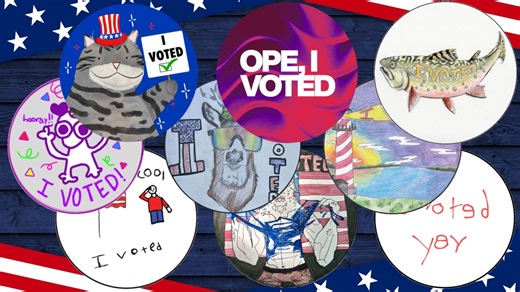 'OPE, I VOTED' | Michigan's popular 'I Voted' sticker contest returns for 2026 election