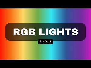 RGB LED Lights Screen | A Color Changing Screen for 1 hour in Full HD