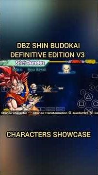 V3 #dbz #dbzshinbudokai #dbzshinbudokai2mods #dbzshinbudokai2 #dbzmods #ppsspp #mod #psp