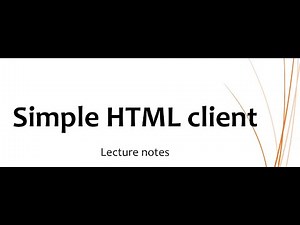 Simple HTML Client in Spring Boot