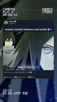 WHEN MADARA FIGHTS TOBIRAMA AND SASUKE 🥶☠️