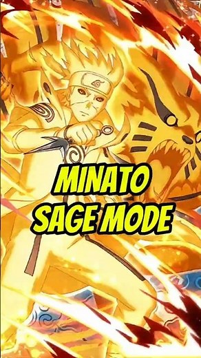 Minato Namikaze Hidden Sage Mode Power!