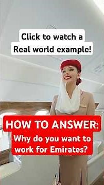 Real Final Interview Example: How to Impress Recruiters When Asked 'Why Emirates'?