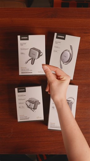 32K views · 539 reactions | We decided to put a retractable cable in almost everything. Which is your favorite? #UGREEN #UGREENNexode #charger #tech #newrelease #carcharger #powerbank #fastchcharger | Ugreen | Facebook