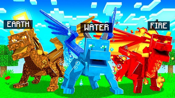 Evolving ELEMENTAL DRAGONS in Minecraft!