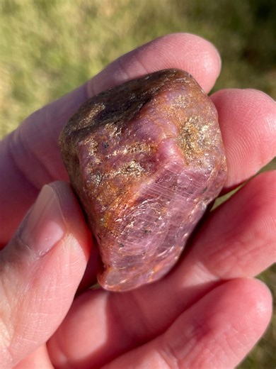 Large Alluvial River Tumbled Ruby From Madagascar! - Etsy