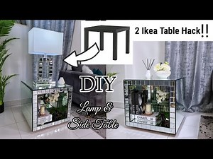 IKEA TABLE HACK || 2 EASIEST IKEA LACK TABLE HACKS