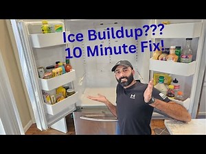 Permanently Fix A Samsung Refrigerator That Is Icing Up!