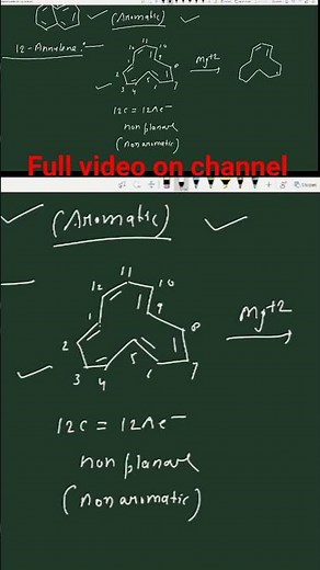 Aromaticity of Anulene #chemistry ‪@ChemistryMaster-x1v‬