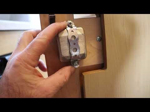 How to keep Roadtrek RV Push Button Bathroom Door Secure