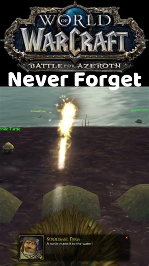 Never Forget That A Turtle Made It To The Water! #wowclassic #gaming #lythp