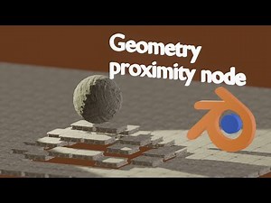 How to create Interactive Cube Animations with geometry proximity node in Blender