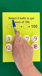 163K views · 584 reactions | Solve this math riddle by selecting three balls to equal 100 and you are smarter than most today. | The Gooch | Facebook