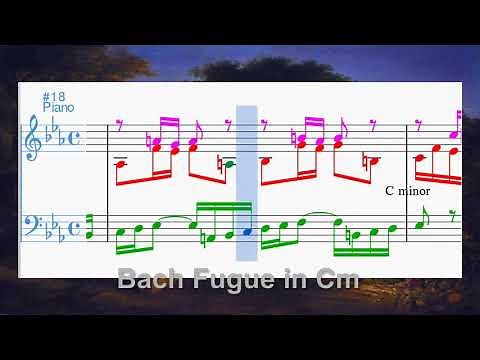 Counterpoint: Fugue in C minor Analysis J.S. Bach BWV 847 from the Well Tempered Klavier I