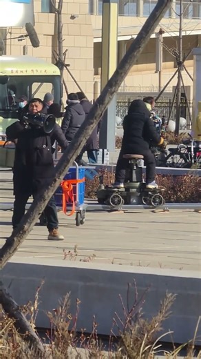 Xiao Zhan on the set of A Small Town Remedy