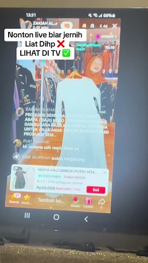 Tutorial Menonton Live TikTok Jernih di TV