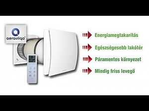 Aerauliqa egyhelyiséges hővisszanyerős készülék telepítése