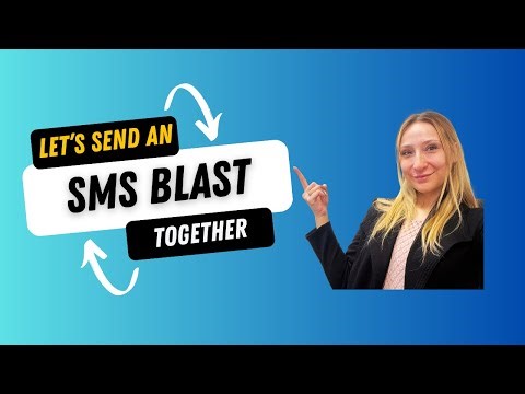 Lets Send An SMS Blast Together | How to use the Scheduling Feature