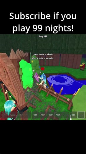 Funneh has a base idea and gets attacked in 99 Nights 😭 #itsfunneh #krew #roblox #99nights