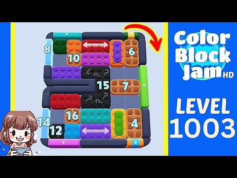 Color Block Jam Level 1003 Solution Walkthrough