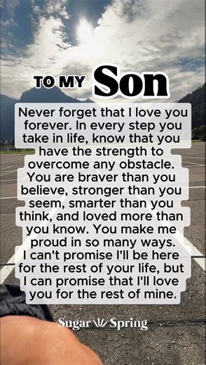 1.2M views · 21K reactions | I too have 2 boys who I love with everything I am, this made me cry. | Sugar Spring | Facebook