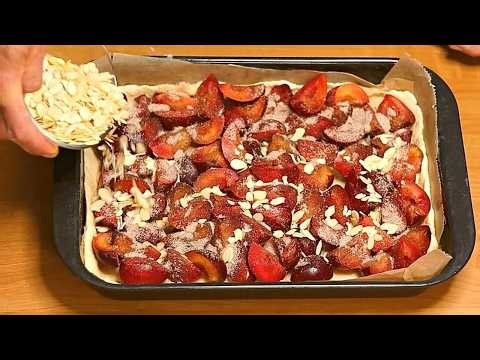 Super einfacher und leckerer Zwetschgenkuchen mit Quark-Öl-Teig / Zwetschgendatschi Rezept