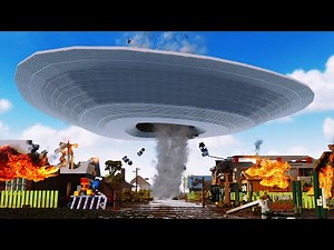 Realistic UFO Destruction 😱 Teardown