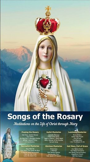 Songs of the Rosary | Hail Mary, Full of Grace | Sunday 7pm Choir | #rosary #mary #catholic
