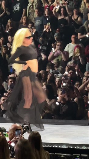 Lady Gaga takes her bow to “Runway” in St. Paul on April 9. We were all gagged! #ladygaga #doechii #runway #mayhemball #stpaul